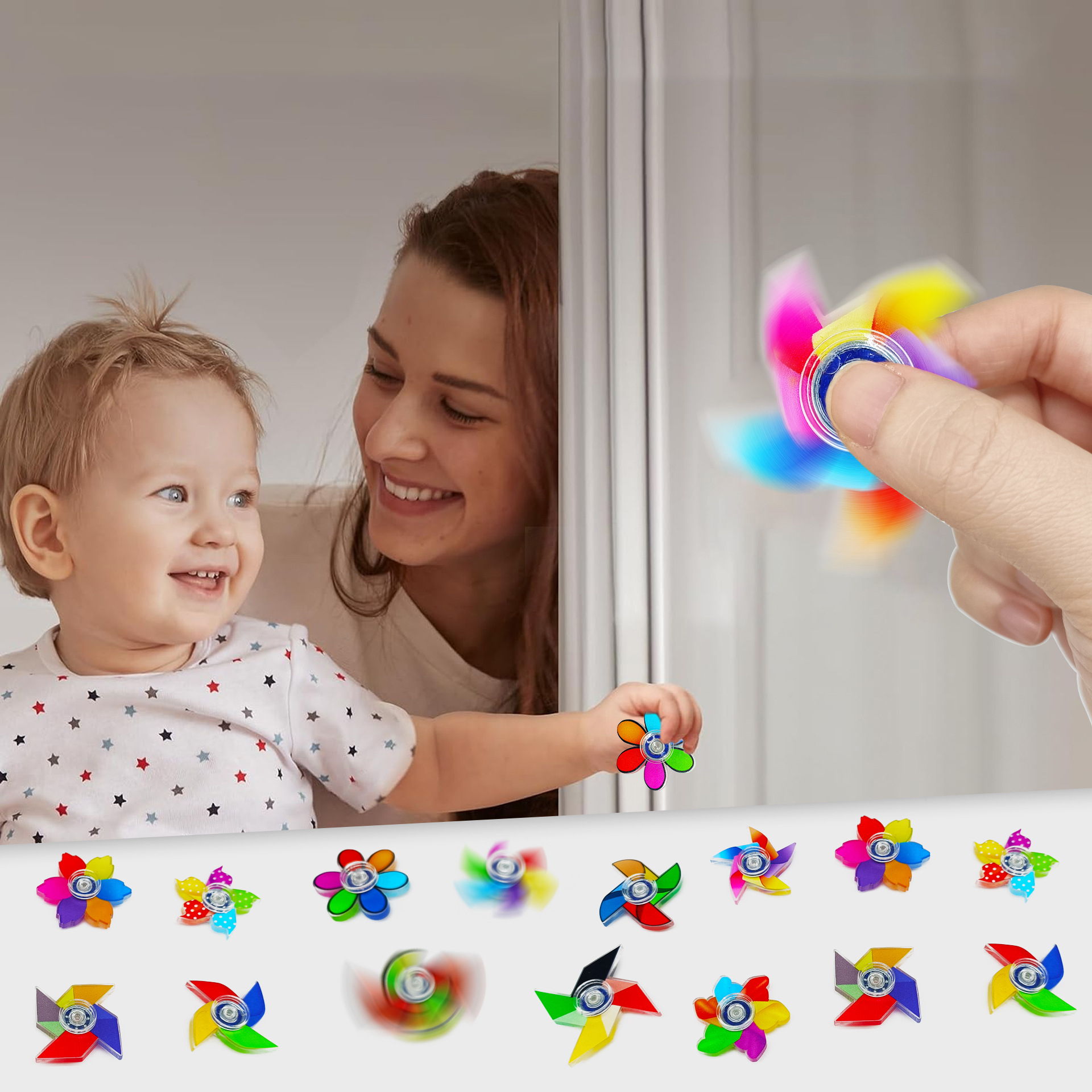 10Pcs Funny Colorful Windmill  - Top Kids Xmas Toys บทวิจารณ์และราคา