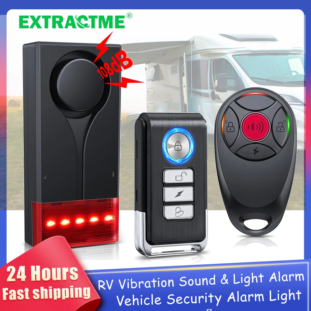 Extractme RV Alarm 108dB Car V - Remote Control Car บทวิจารณ์และราคา