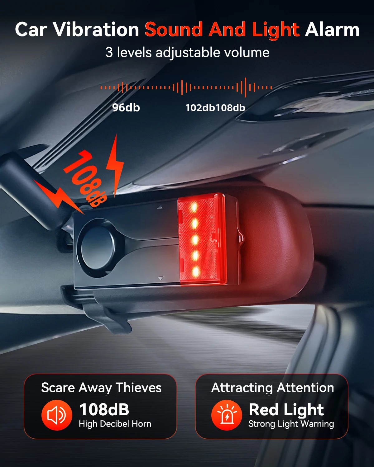 Extractme RV Alarm 108dB Car V - Remote Control Car บทวิจารณ์และราคา