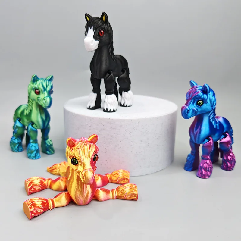 3D Printed Multi-joint Movable - Kids Toys Horse บทวิจารณ์และราคา