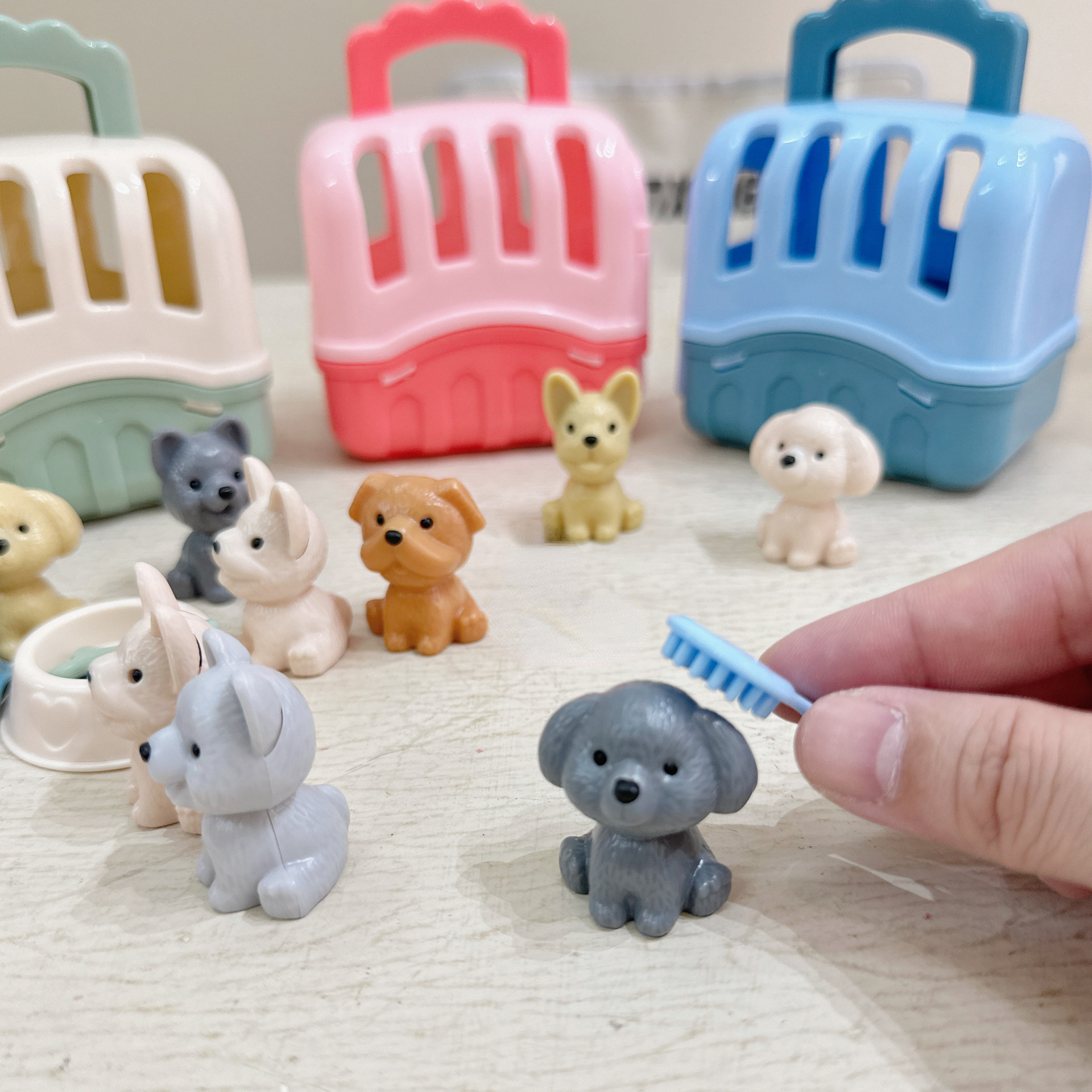 8pcs/set Pretend Play Pet Hous - Kids Toys Dog บทวิจารณ์และราคา