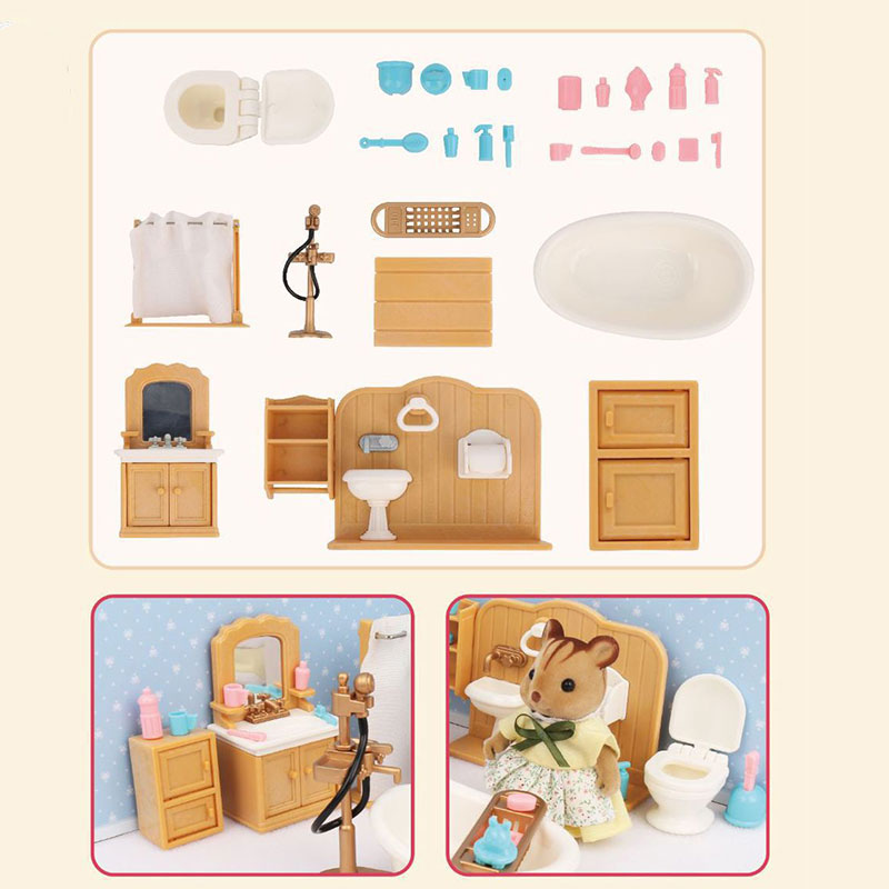 Dollhouse Miniature Gift box p - Kids Toys Kitchen Set บทวิจารณ์และราคา