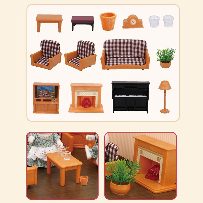 Dollhouse Miniature Gift box p - Kids Toys Kitchen Set บทวิจารณ์และราคา