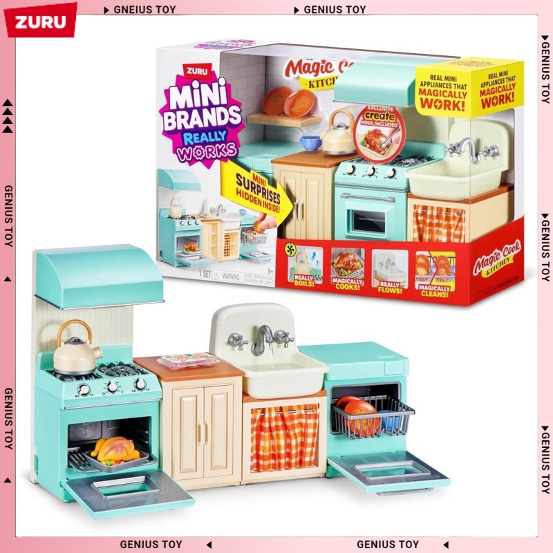 Zuru Mini Brands Magic Cook Ki - Kids Toys Kitchen Set บทวิจารณ์และราคา
