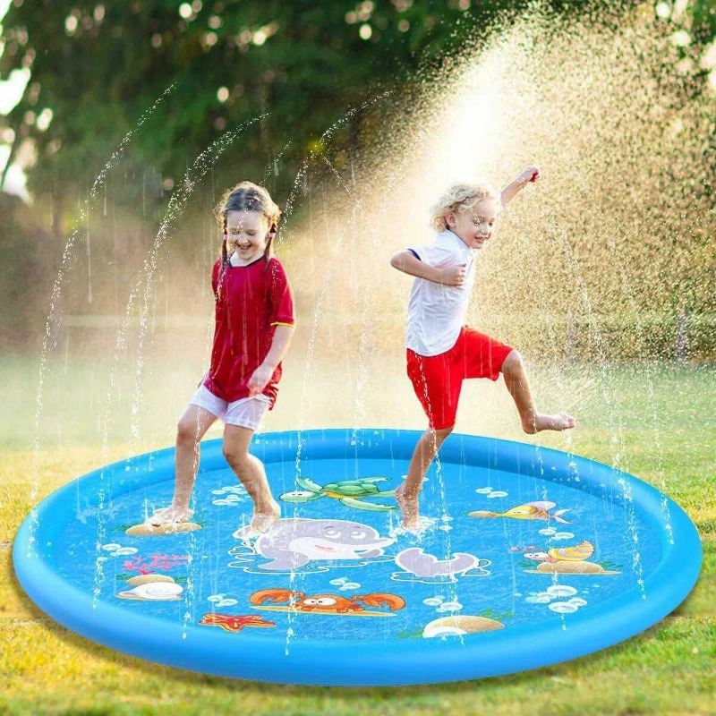 Water Splash Pools Kids Outdoo - Kids Yard Toys บทวิจารณ์และราคา