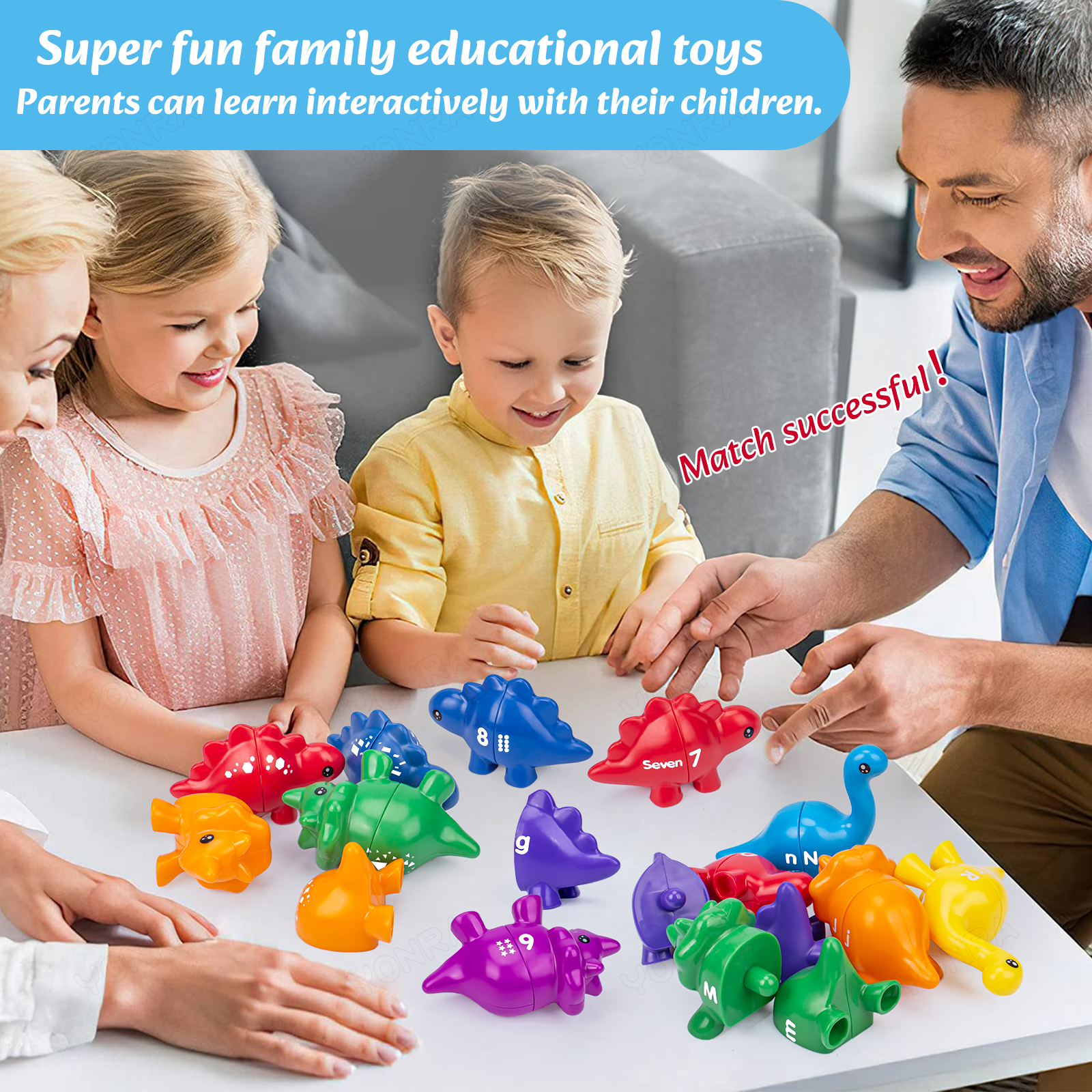 Matching Dinosaur Toy With sto - Kids Toys Videos บทวิจารณ์และราคา