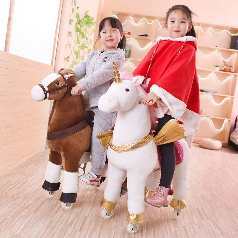 Multi-Color Jumping Horse Larg - Kids Toys Horse บทวิจารณ์และราคา