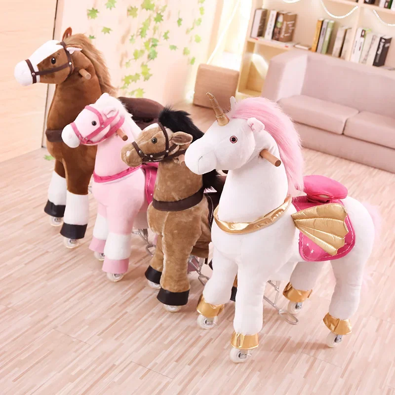 Multi-Color Jumping Horse Larg - Kids Toys Horse บทวิจารณ์และราคา