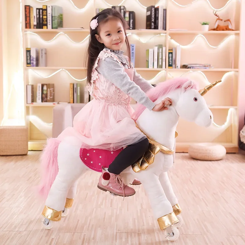Multi-Color Jumping Horse Larg - Kids Toys Horse บทวิจารณ์และราคา