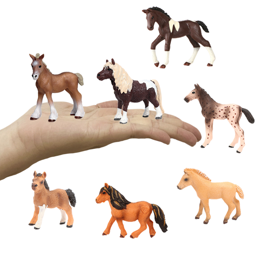 Horse Figurine Farm Animals Po - Kids Toys Horse บทวิจารณ์และราคา