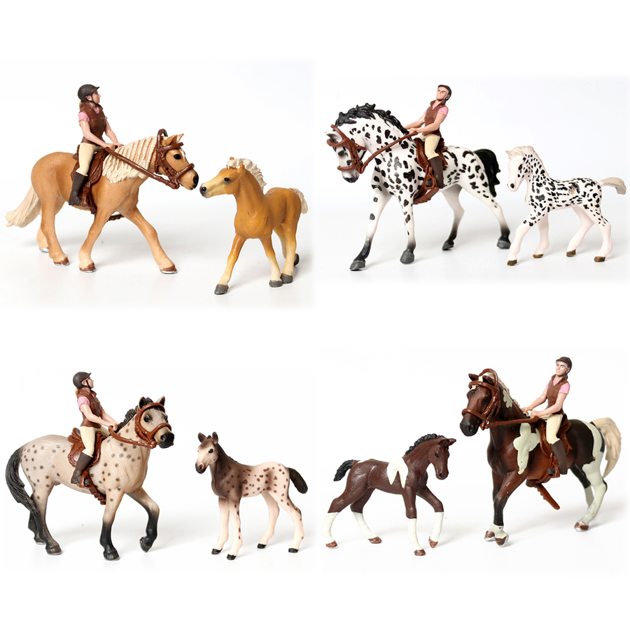 Realistic Trakehner Knabstrupp - Kids Toys Horse บทวิจารณ์และราคา
