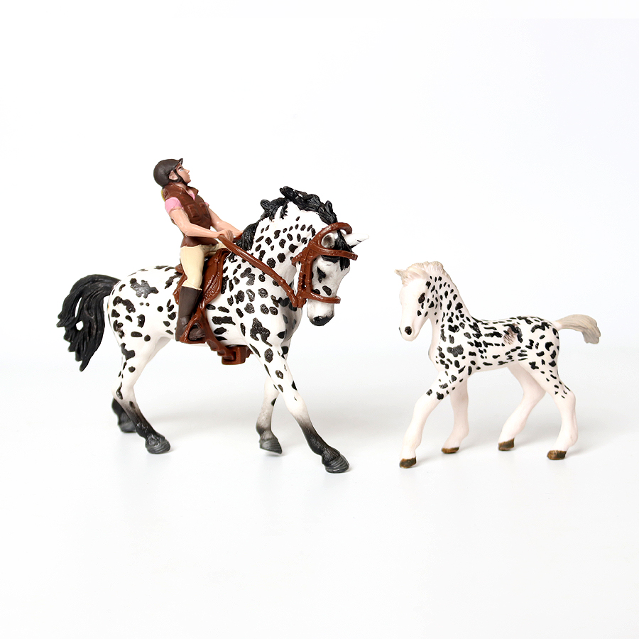 Realistic Trakehner Knabstrupp - Kids Toys Horse บทวิจารณ์และราคา