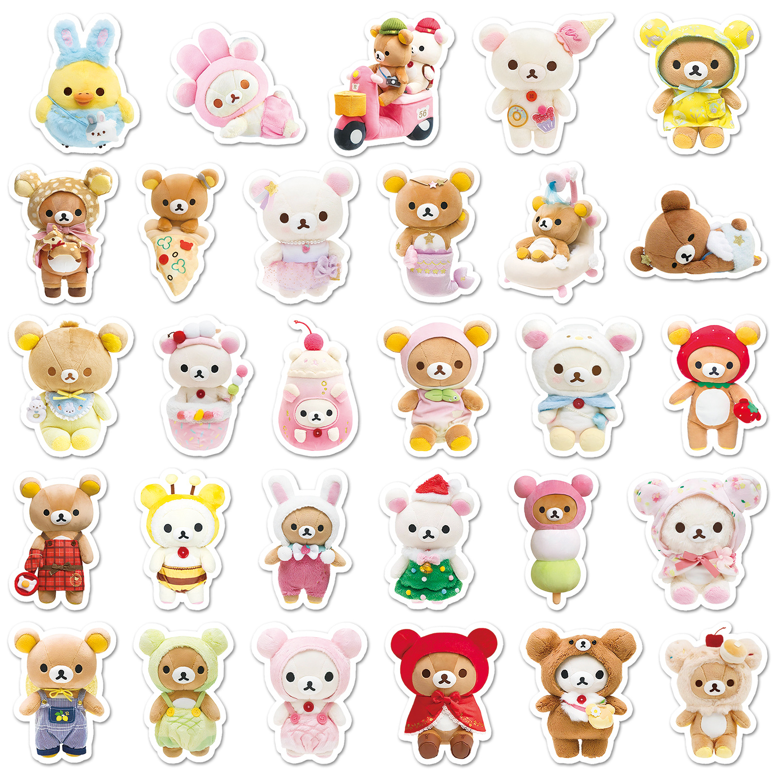 54pcs Cute Rilakkuma Aesthetic - Kids Toys Laptop บทวิจารณ์และราคา