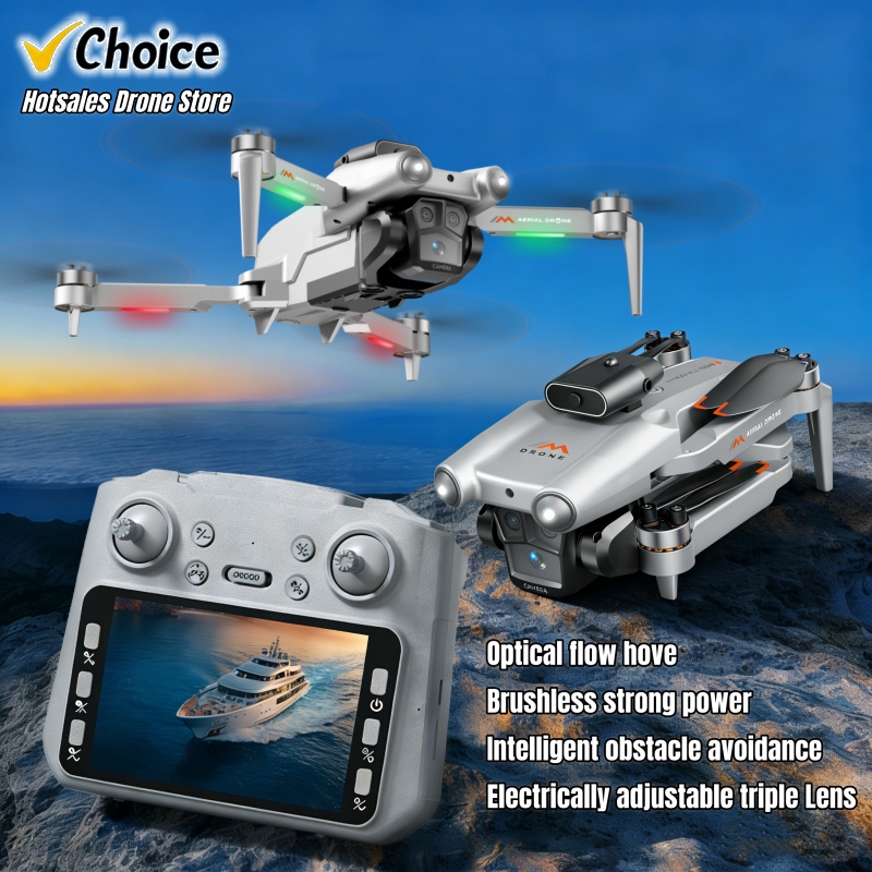 M6 Drone 8K Triple HD Lens 4.5 - Kids Toys Quad บทวิจารณ์และราคา