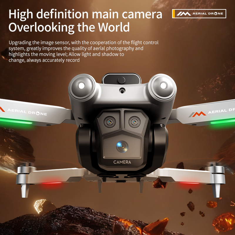 M6 Drone 8K Triple HD Lens 4.5 - Kids Toys Quad บทวิจารณ์และราคา