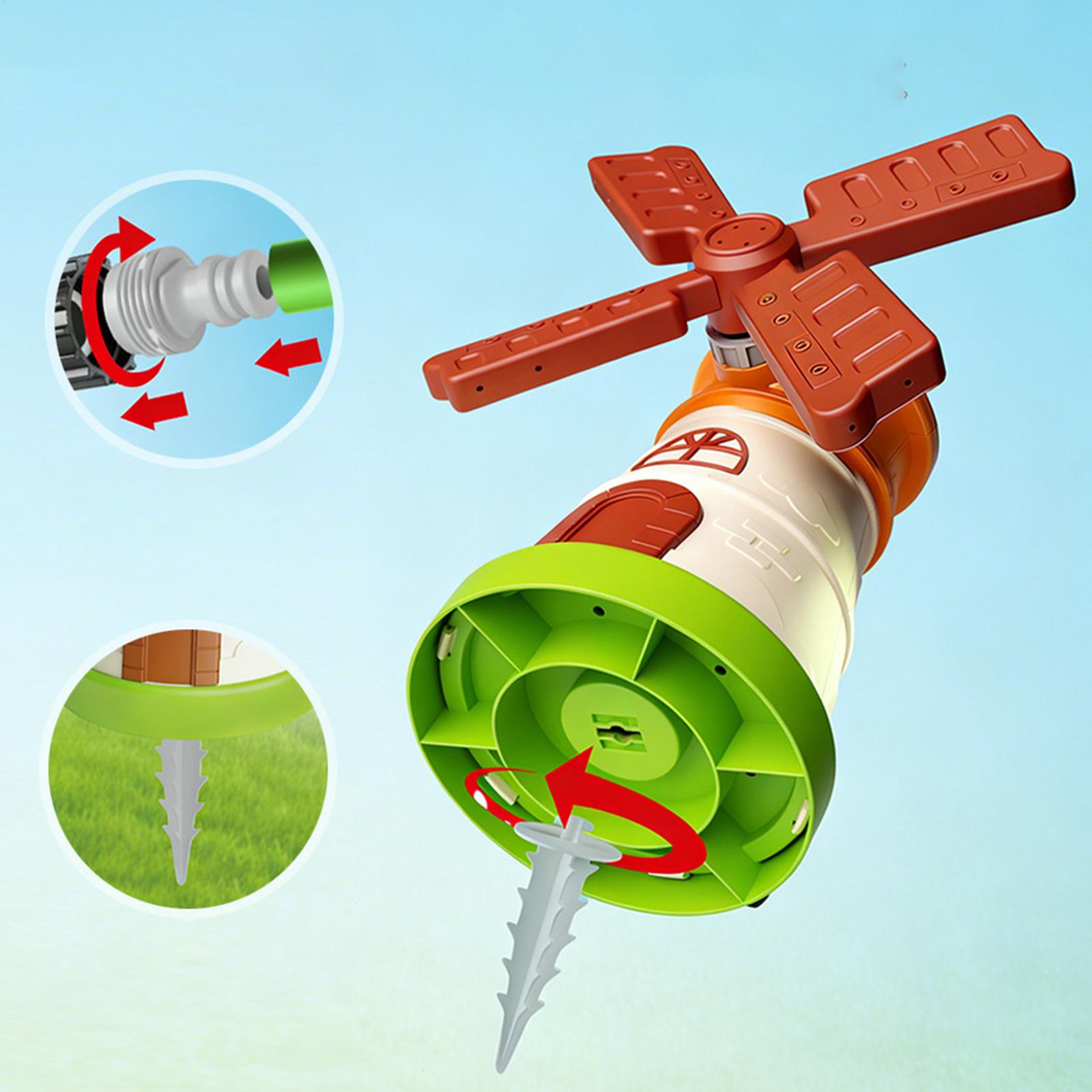 Kids Windmill Sprinkler Rotati - Kids Yard Toys บทวิจารณ์และราคา