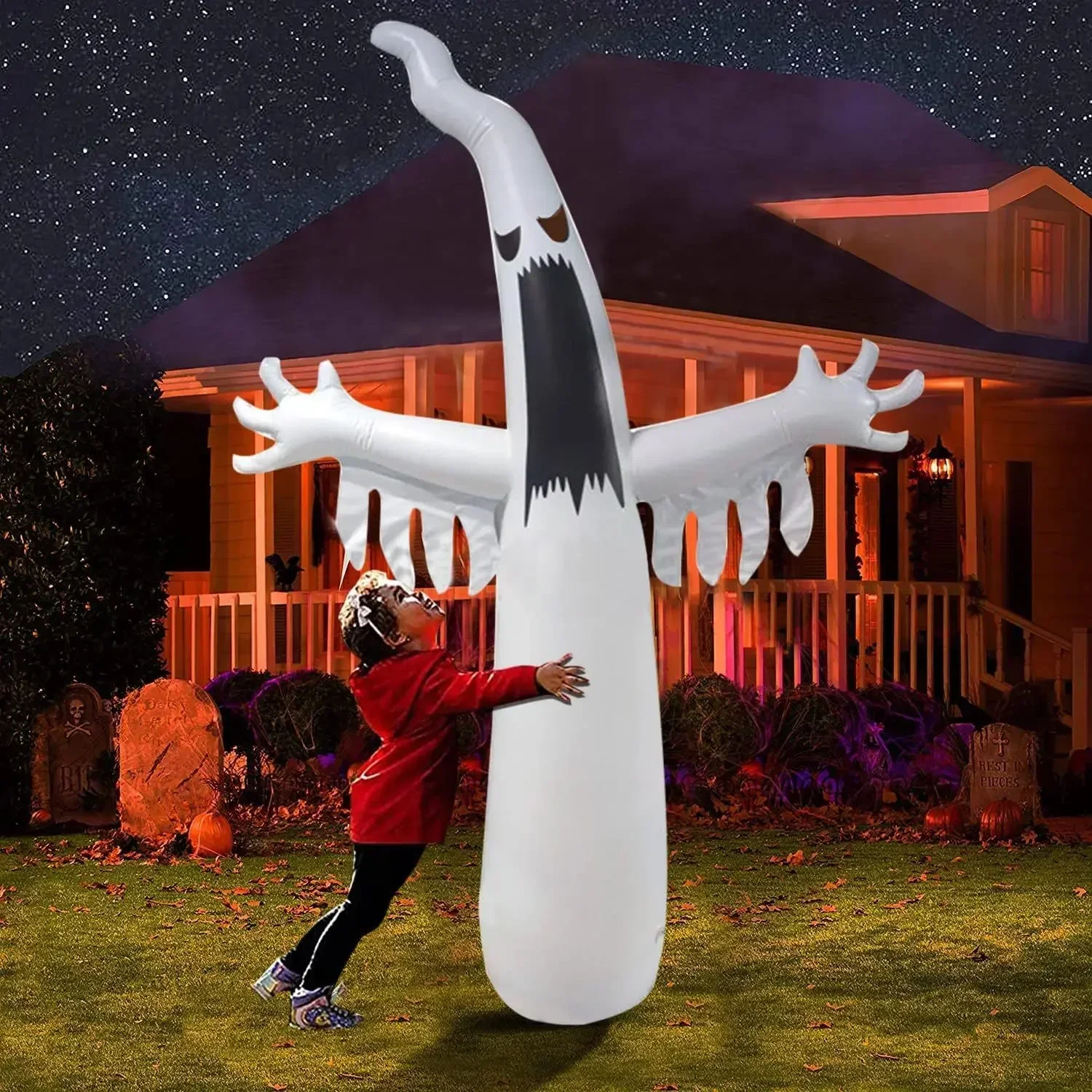 Halloween Inflatable Scary Gho - Kids Yard Toys บทวิจารณ์และราคา