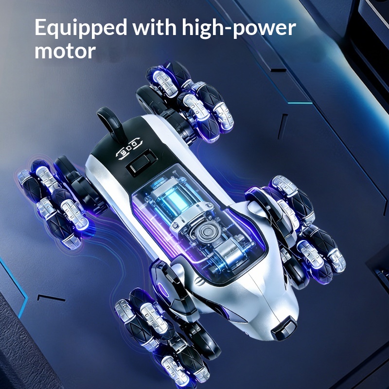New RC Stunt Robot Dog 8 Wheel - Kids Toys Dog บทวิจารณ์และราคา