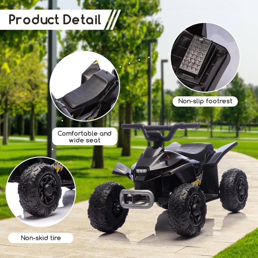 Kids Ride On Toys,6V Kids ATV  - Kids Toys Quad บทวิจารณ์และราคา