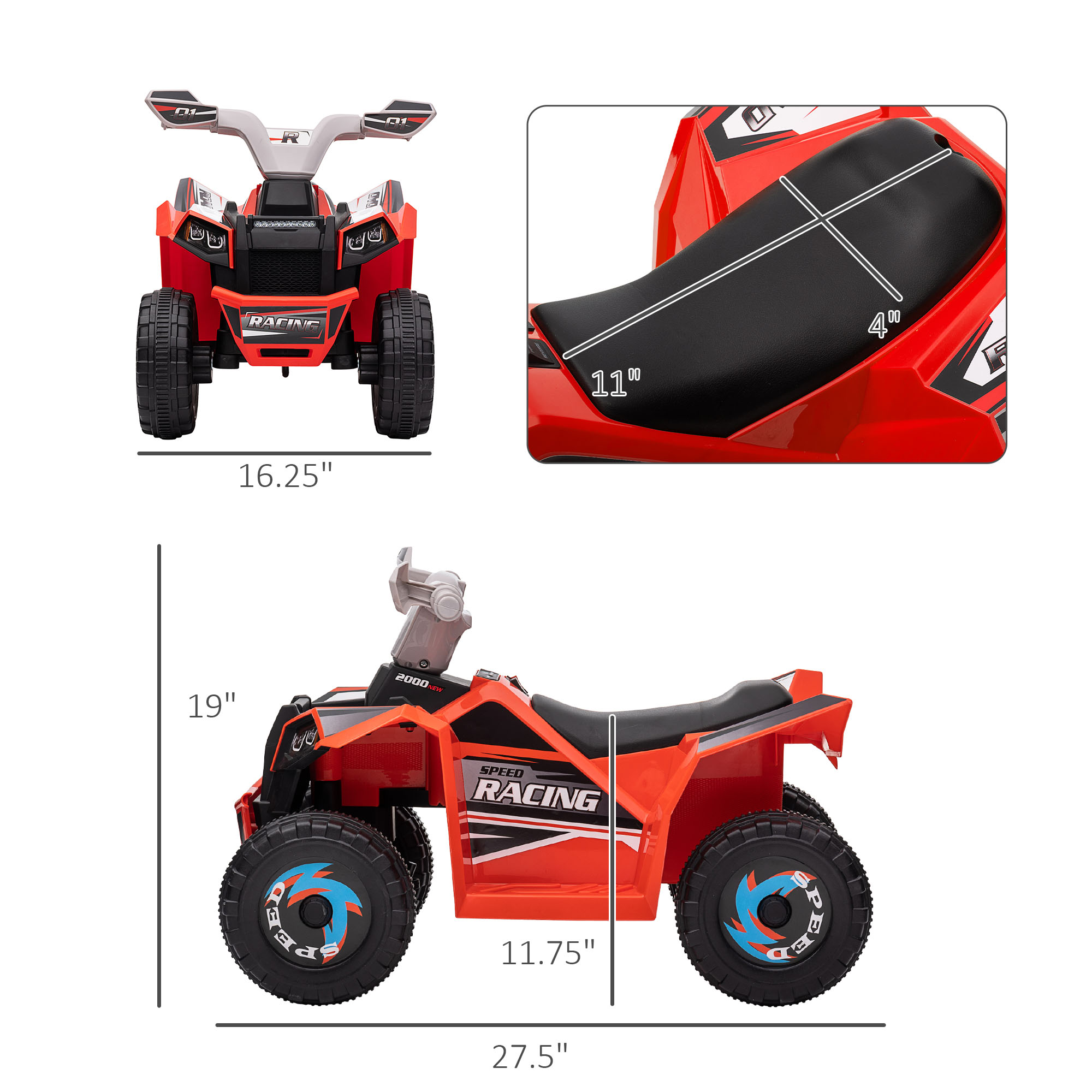 Car 6V with Kids Durable Desig - Kids Yard Toys บทวิจารณ์และราคา