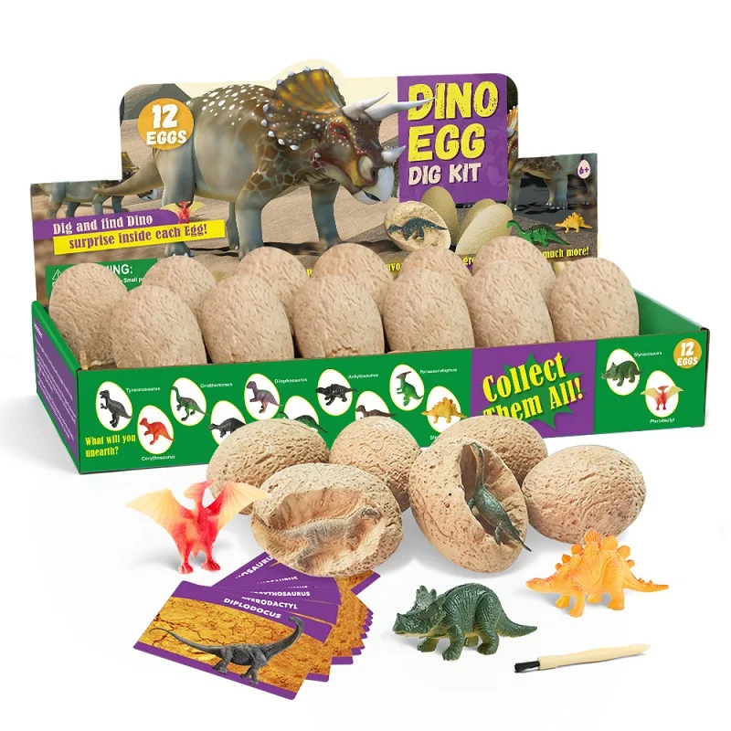 12PCS Archeological Dinosaur E - Kids Toys Videos บทวิจารณ์และราคา