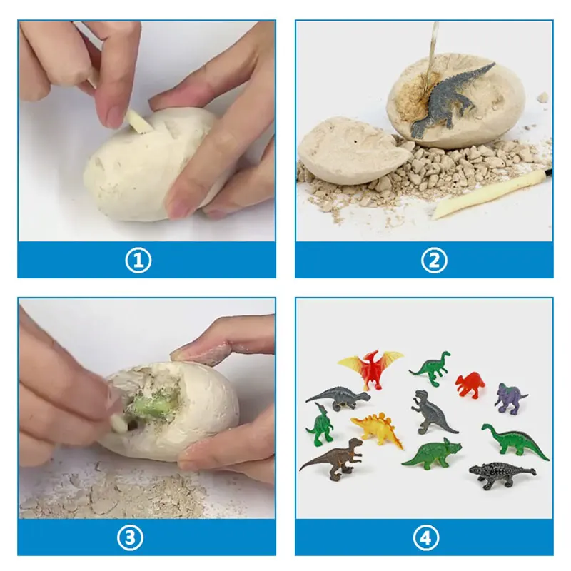 12PCS Archeological Dinosaur E - Kids Toys Videos บทวิจารณ์และราคา
