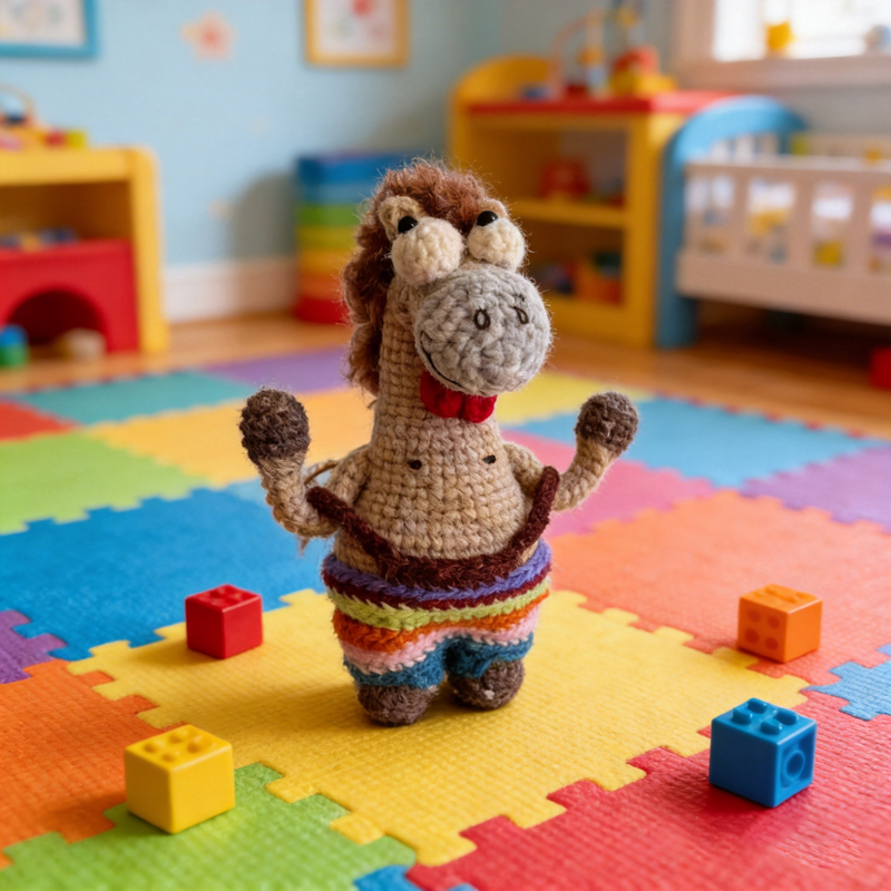 Custom Name Crochet Horse Plus - Kids Toys Horse บทวิจารณ์และราคา