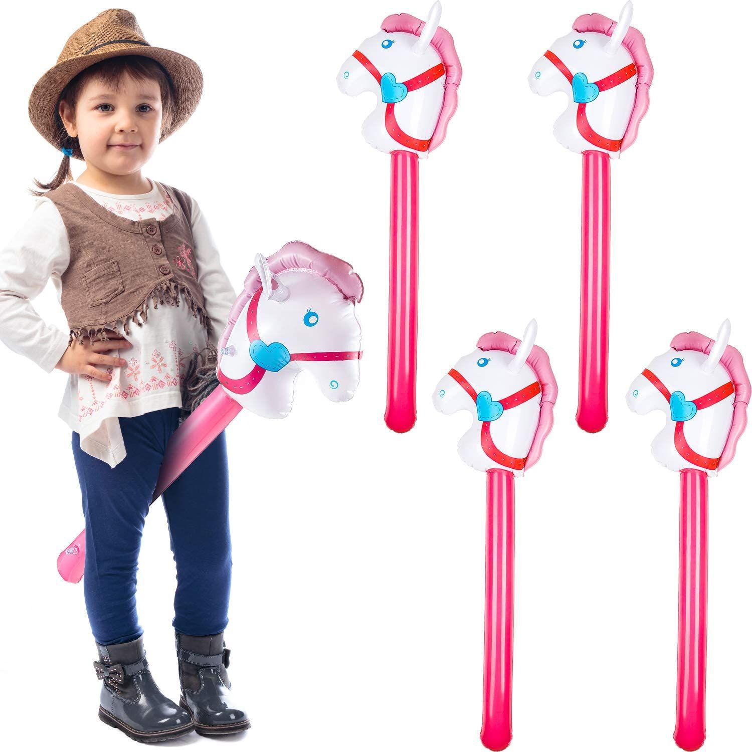 Inflatable Horsehead Stick Uni - Kids Toys Horse บทวิจารณ์และราคา