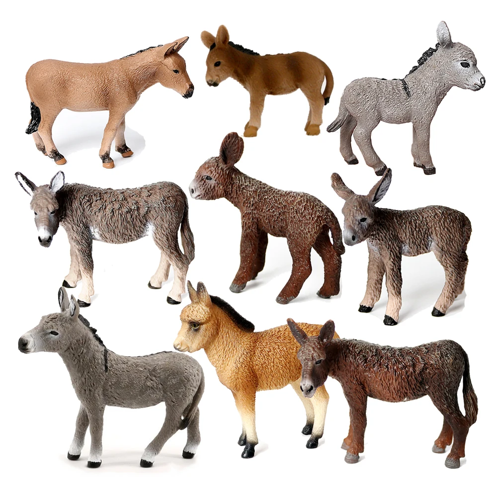 Donkey Model Toy Animals Figur - Kids Toys Horse บทวิจารณ์และราคา