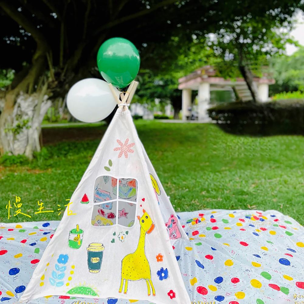 Popular Colorful Panited Tent  - Kids Toys Bd บทวิจารณ์และราคา