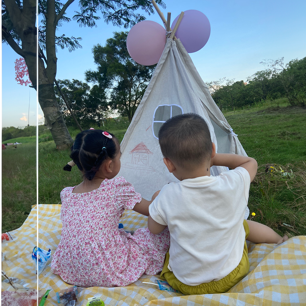 Popular Colorful Panited Tent  - Kids Toys Bd บทวิจารณ์และราคา