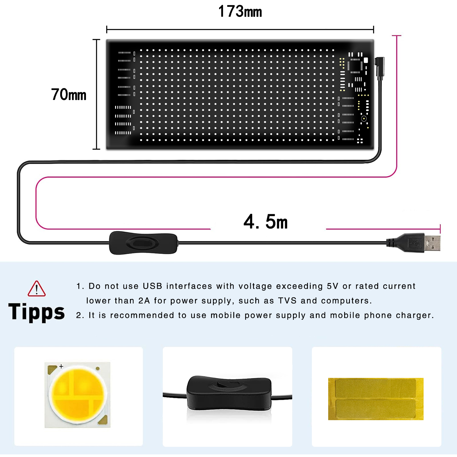 Programmable Flexible LED Sign - Remote Control Car บทวิจารณ์และราคา