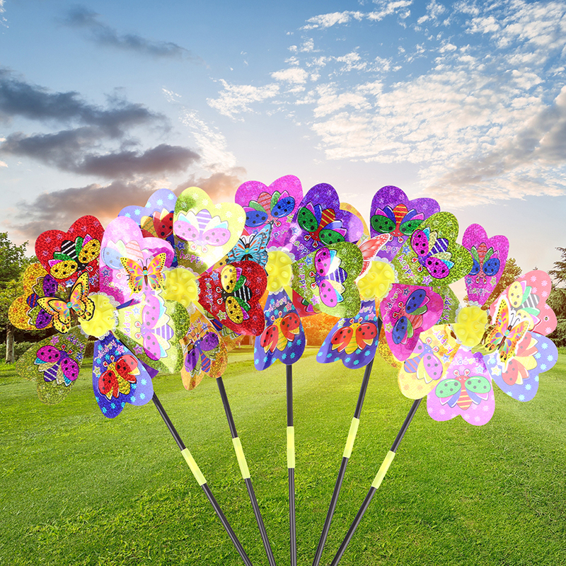 1Pc Colorful Sequin Windmill C - Kids Yard Toys บทวิจารณ์และราคา