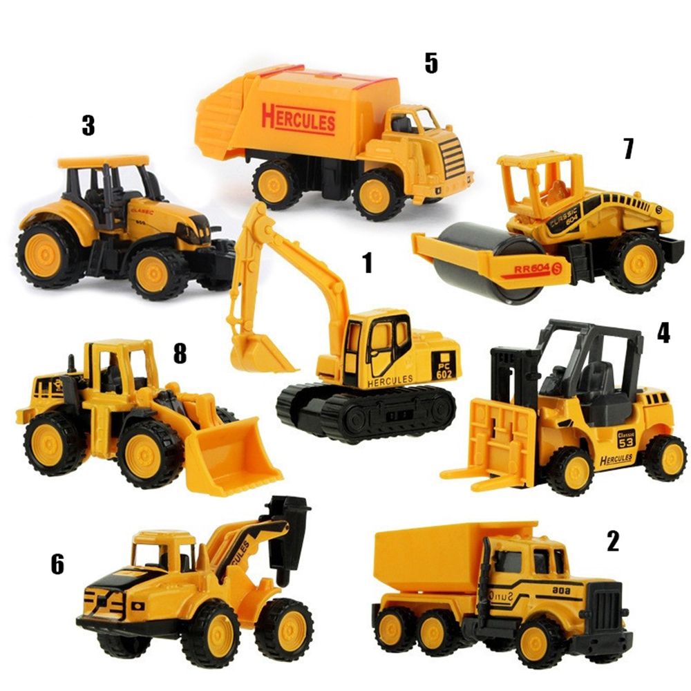 8 Types Mini Construction Engi - Kids Toys Jcb บทวิจารณ์และราคา