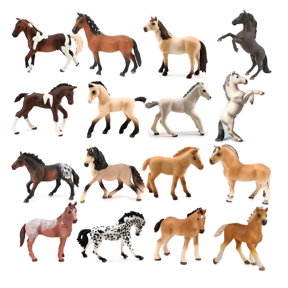 Horse Figurine Plastic Farm An - Kids Toys Horse บทวิจารณ์และราคา