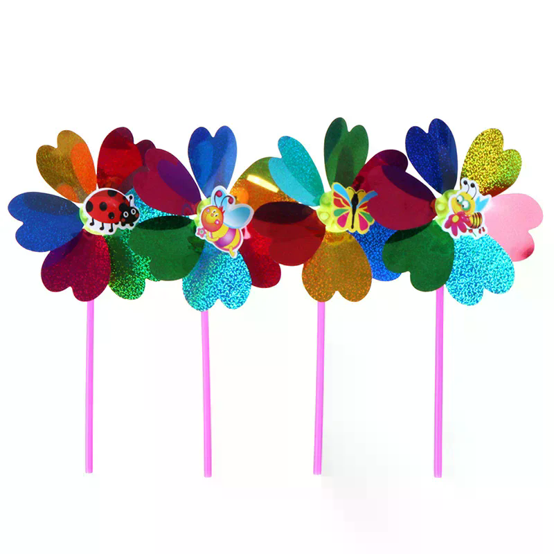 Colorful Sequins Windmill Wind - Kids Yard Toys บทวิจารณ์และราคา