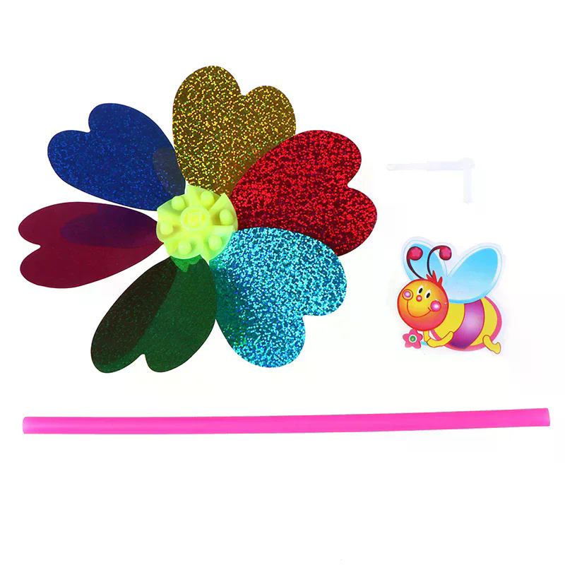 Colorful Sequins Windmill Wind - Kids Yard Toys บทวิจารณ์และราคา