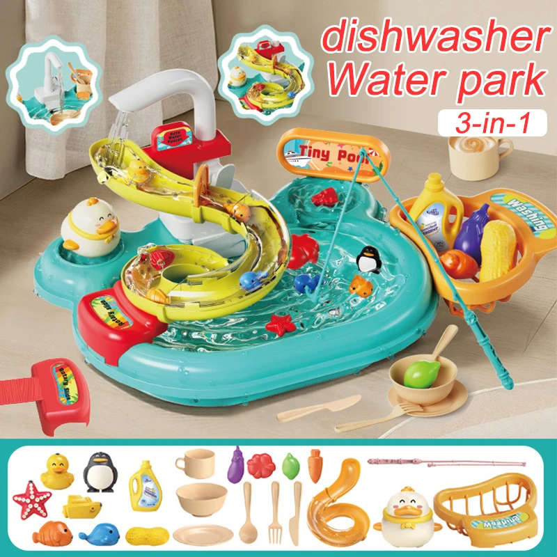 Children Puzzle Pretend Play T - Kids Toys Kitchen Set บทวิจารณ์และราคา