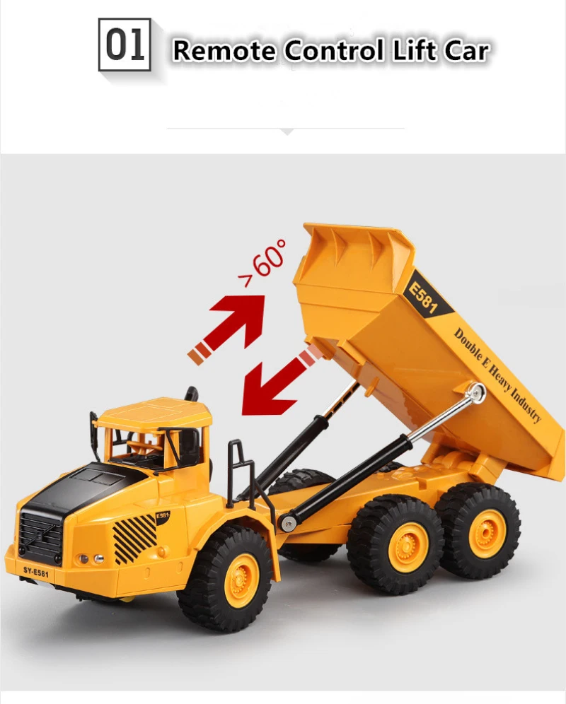 Remote Control Dump Truck RC 1 - Kids Toys Under $20 บทวิจารณ์และราคา