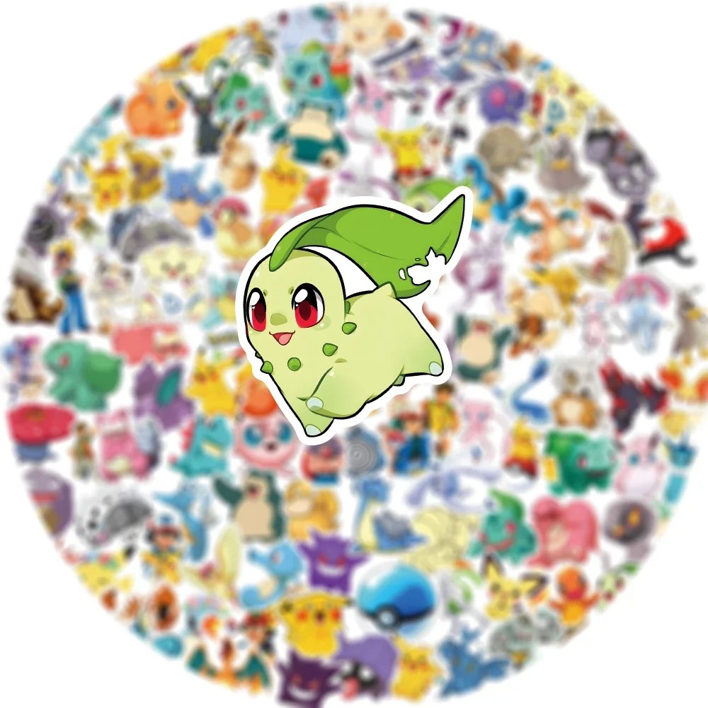 50/100pcs Pokemon Anime Sticke - Kids Toys Laptop บทวิจารณ์และราคา