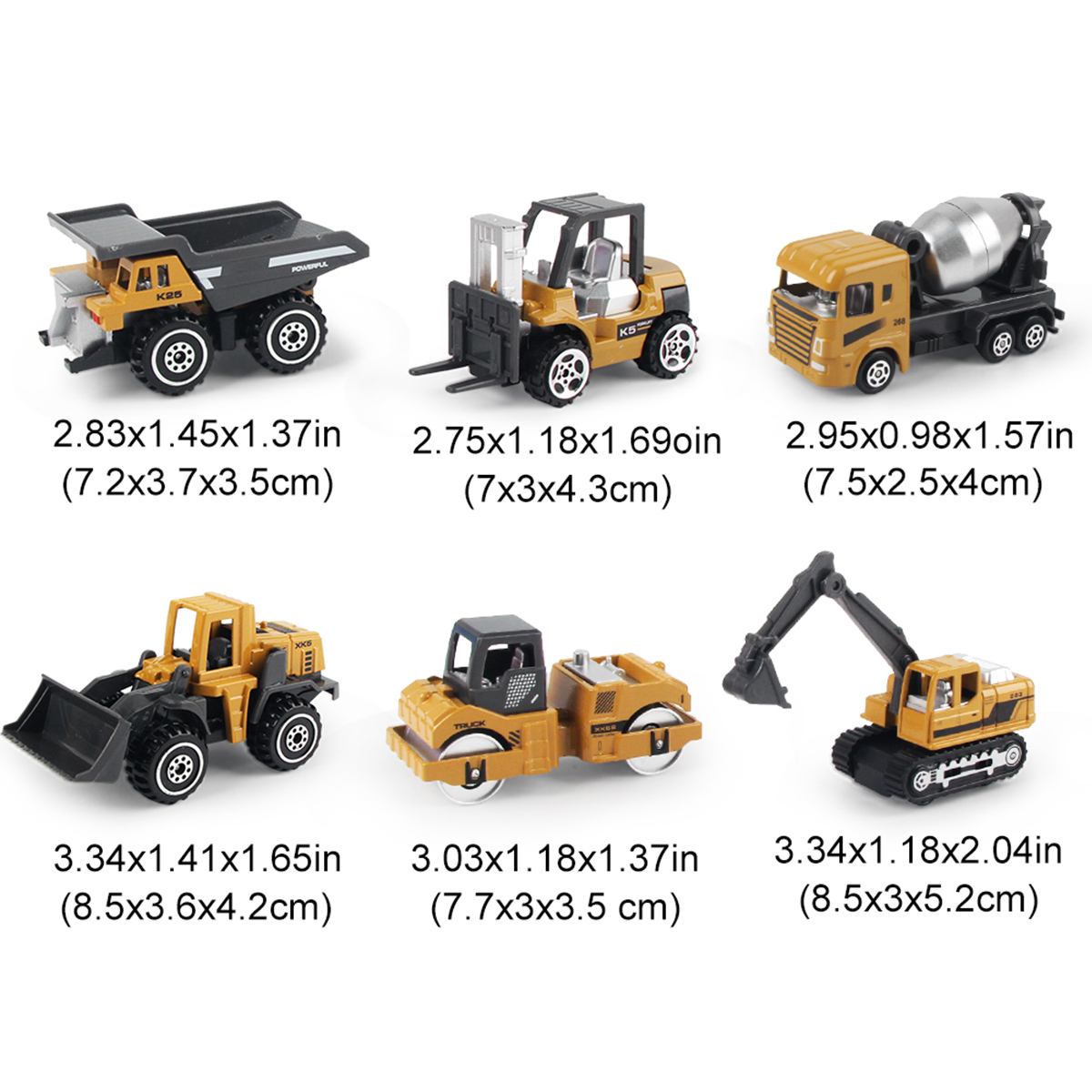 6pcs/set Alloy Engineering Tru - Kids Toys Jcb บทวิจารณ์และราคา