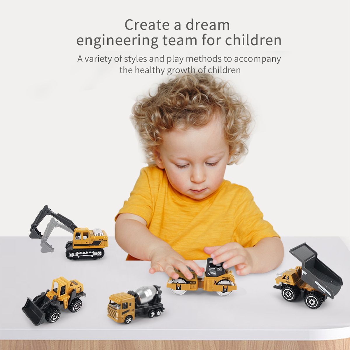 6pcs/set Alloy Engineering Tru - Kids Toys Jcb บทวิจารณ์และราคา