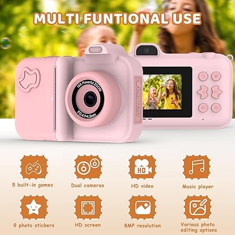 Children Camera Instant Print  - Kids Toys Videos บทวิจารณ์และราคา