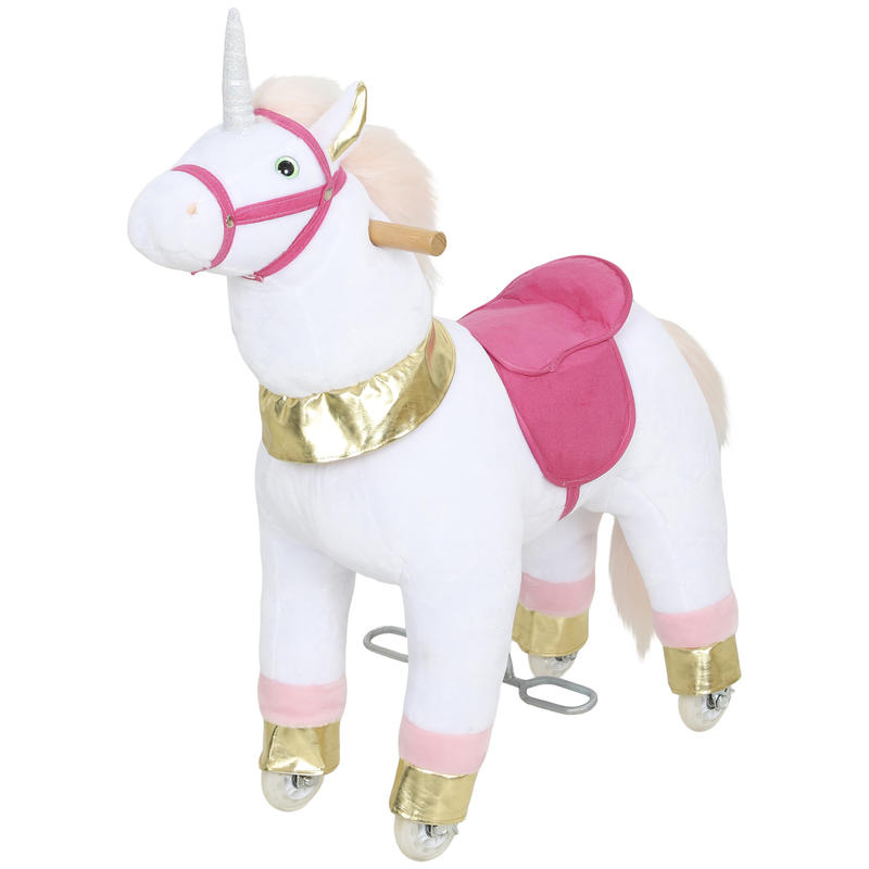 Qaba Ride on Unicorn Toy for K - Kids Toys Horse บทวิจารณ์และราคา