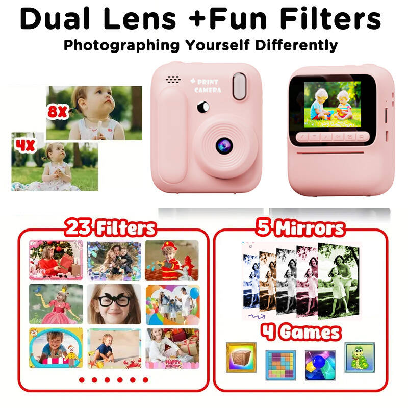 Kids Instant Color Printing Ca - Kids Toys Videos บทวิจารณ์และราคา
