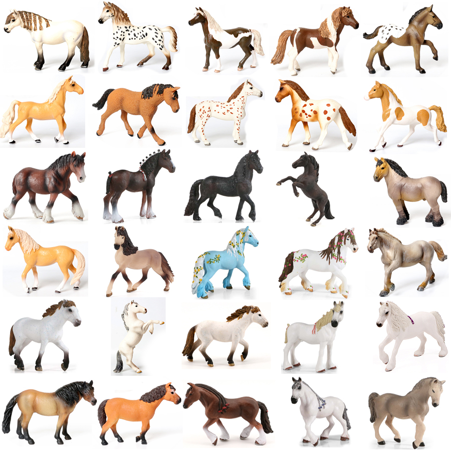 Realistic Horse Model Clydesda - Kids Toys Horse บทวิจารณ์และราคา