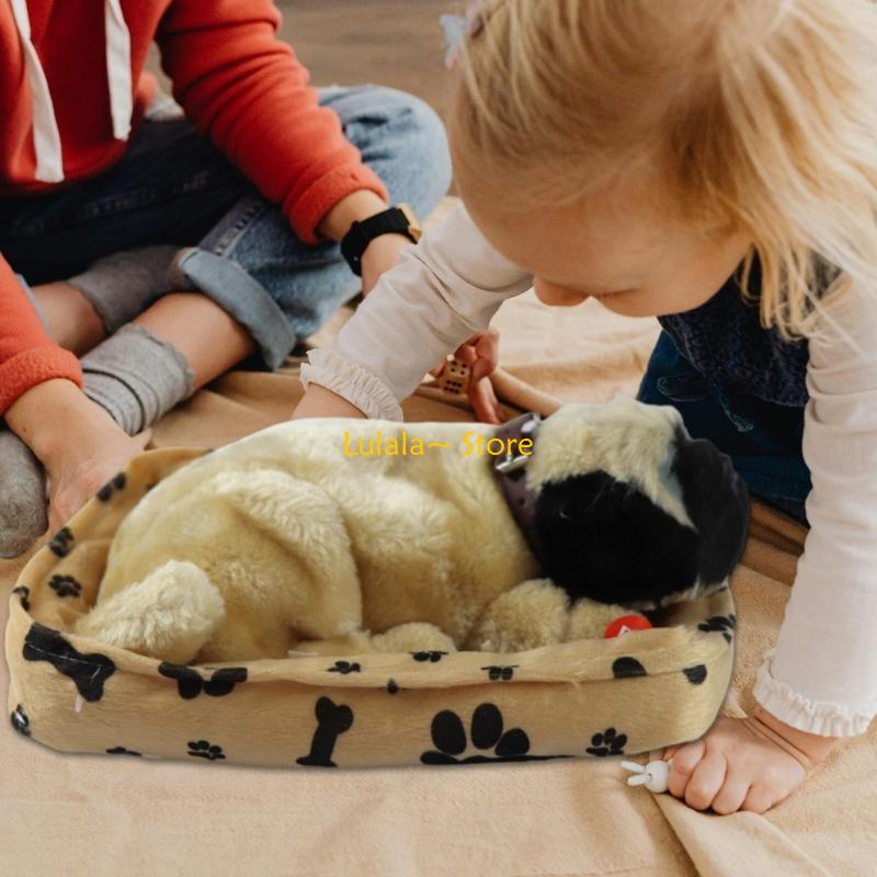 Y4QA Realistic Sleeping Plush  - Kids Toys Dog บทวิจารณ์และราคา