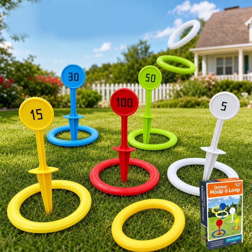 Kids Plastic Ring Toss Game Se - Kids Yard Toys บทวิจารณ์และราคา