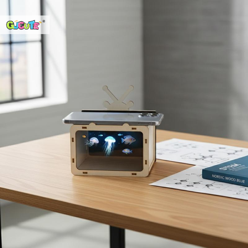 DIY Wooden Holographic Cinema  - Kids Toys Videos บทวิจารณ์และราคา