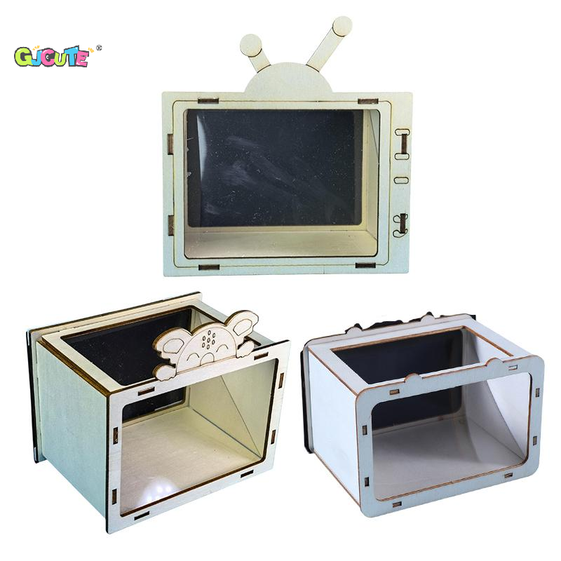 DIY Wooden Holographic Cinema  - Kids Toys Videos บทวิจารณ์และราคา